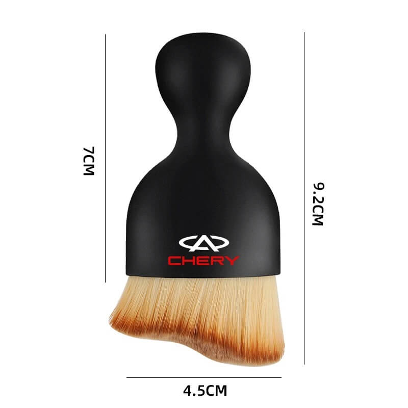 Pincel Com Logo Pra Limpeza do Painel e Console Central do Carro - BYD, Chery, Haval, JAC