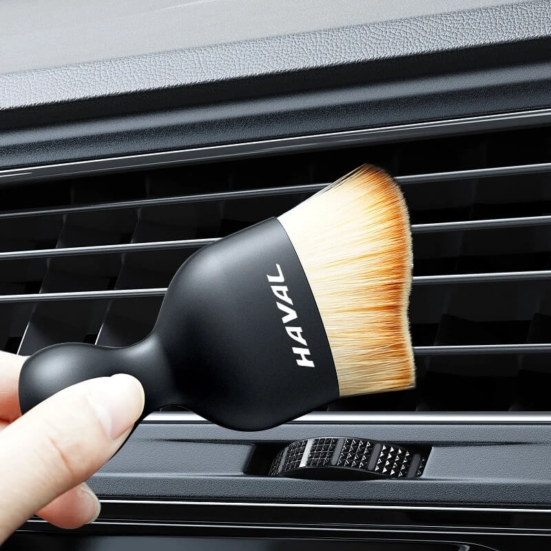 Pincel Com Logo Pra Limpeza do Painel e Console Central do Carro - BYD, Chery, Haval, JAC