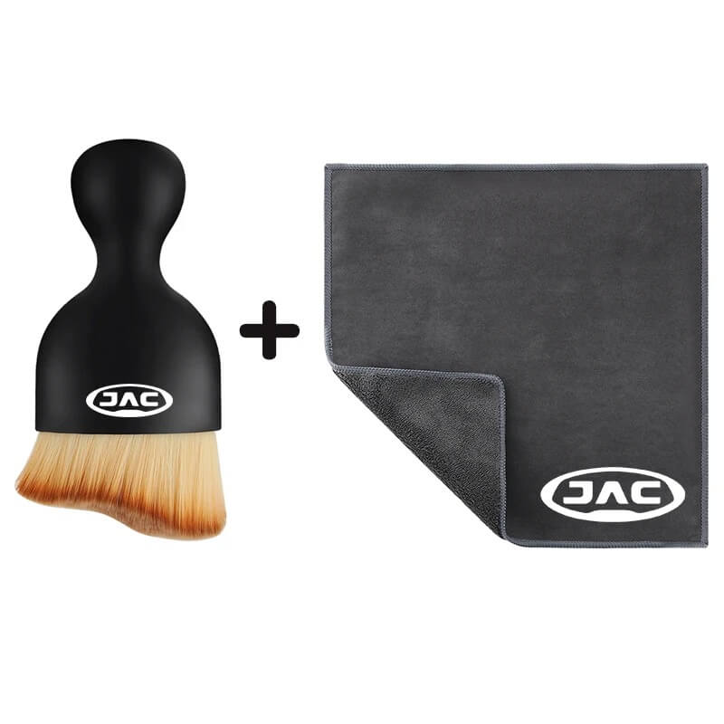 Pincel Com Logo Pra Limpeza do Painel e Console Central do Carro - BYD, Chery, Haval, JAC