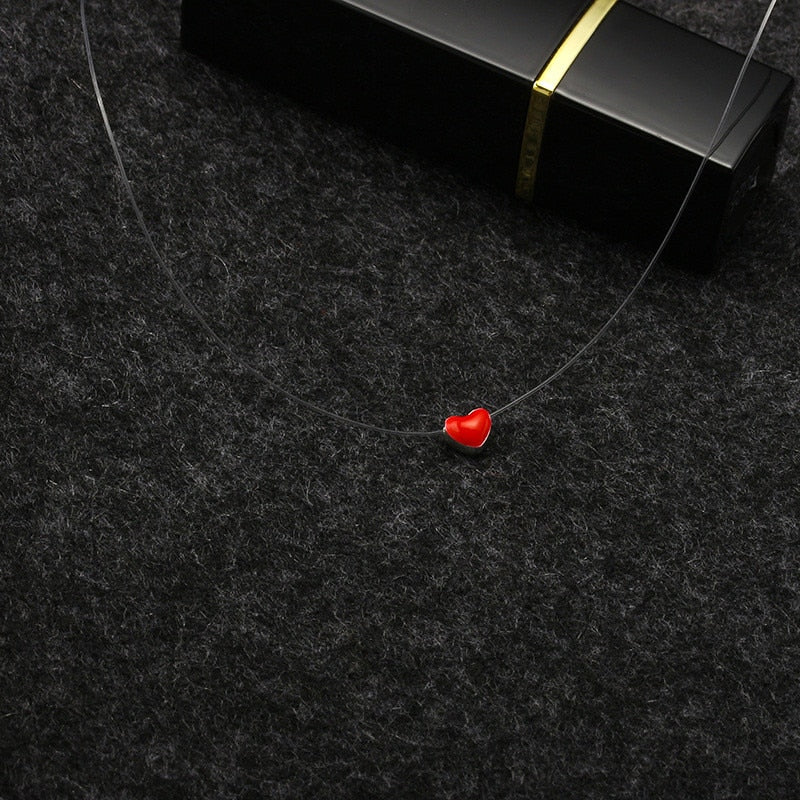 Colar Feminino Coração Minimalista - Metal