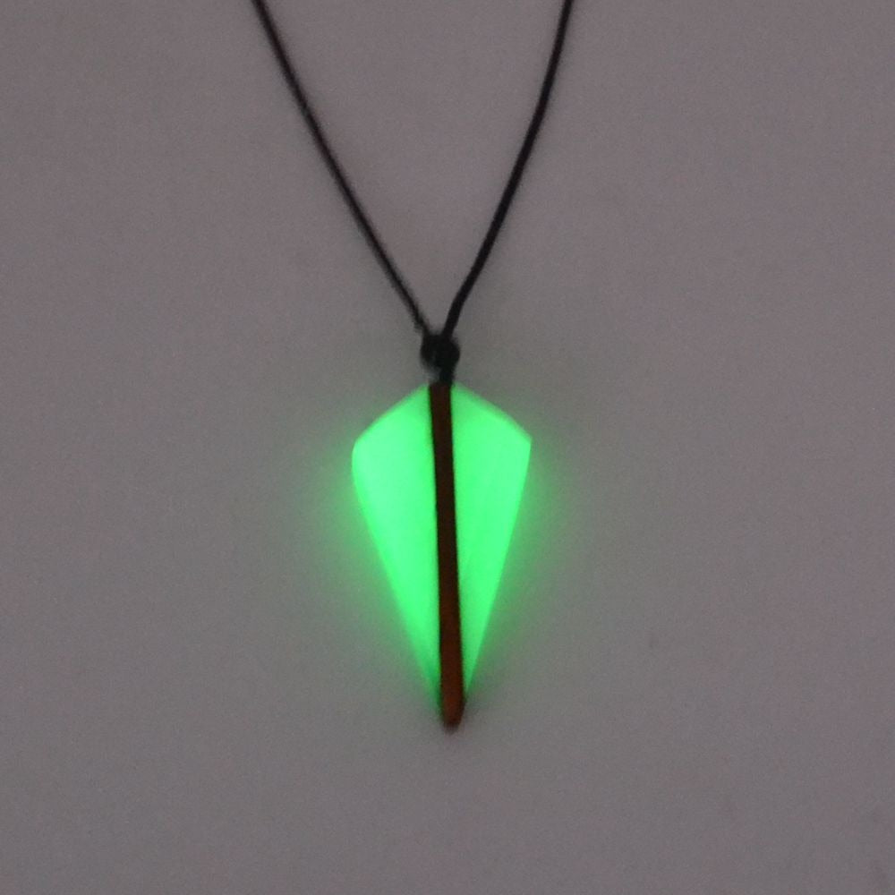 Colar Fluorescente de Madeira Brilha no Escuro - Vários Modelos