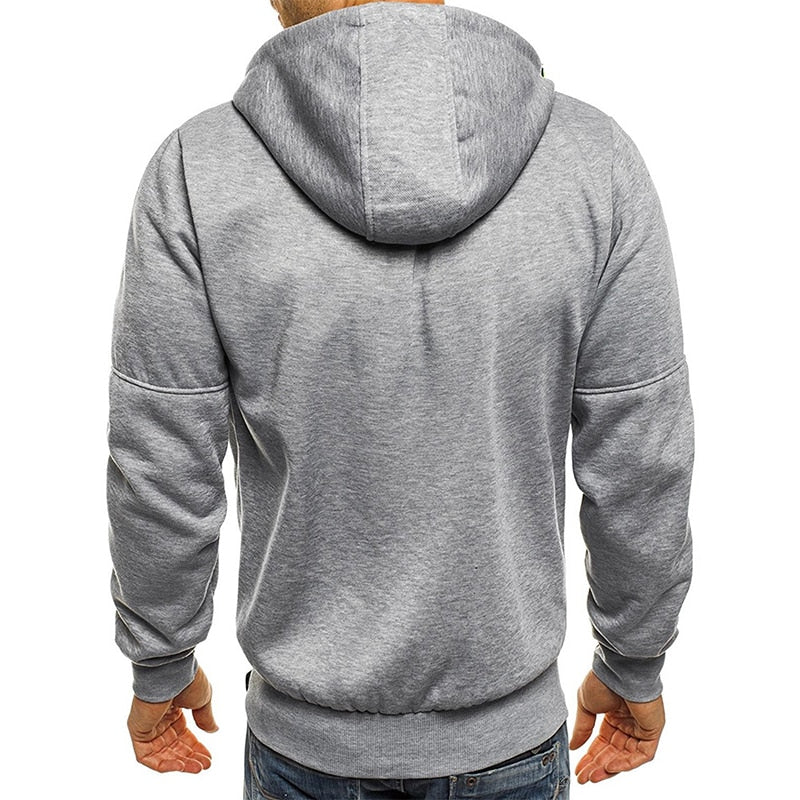 Casaco Moletom Masculino Frio Com Zíper - Várias Cores