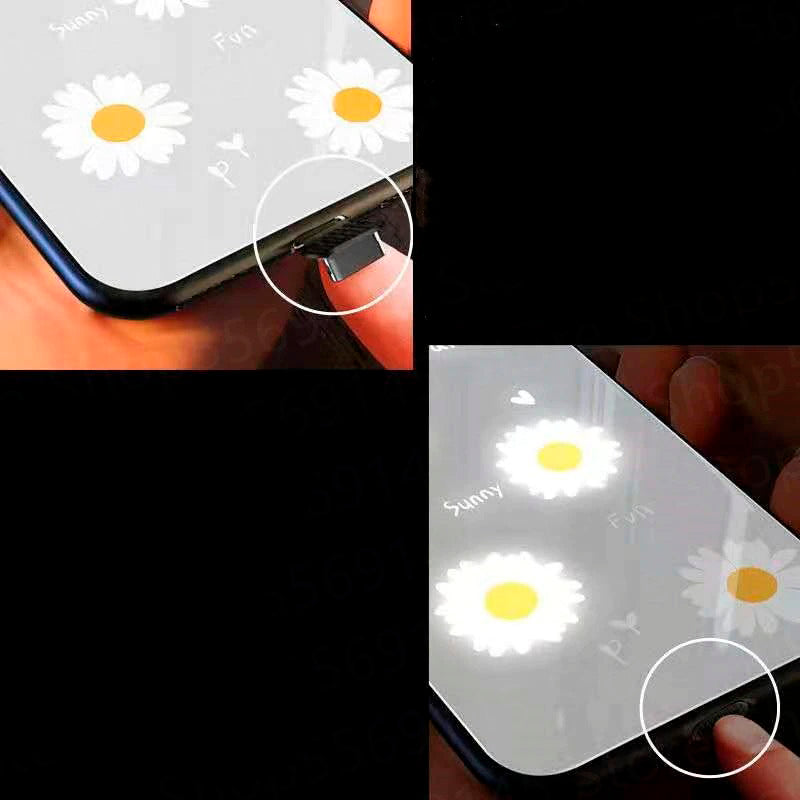 Capinha de iPhone Que Acende - Notificação LED Margarida