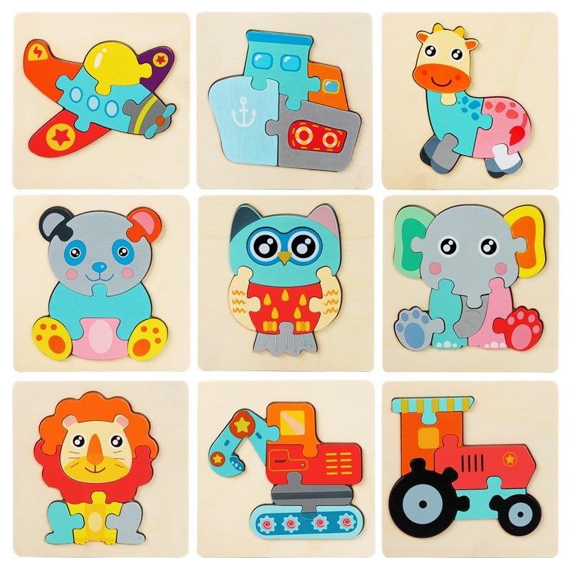 10 Jogos Quebra Cabeça Infantil Animais Educativo C/ Moldura - Futura  Brinquedos Educativos