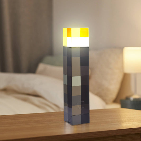 Luminária Tocha de Luz do Jogo Minecraft
