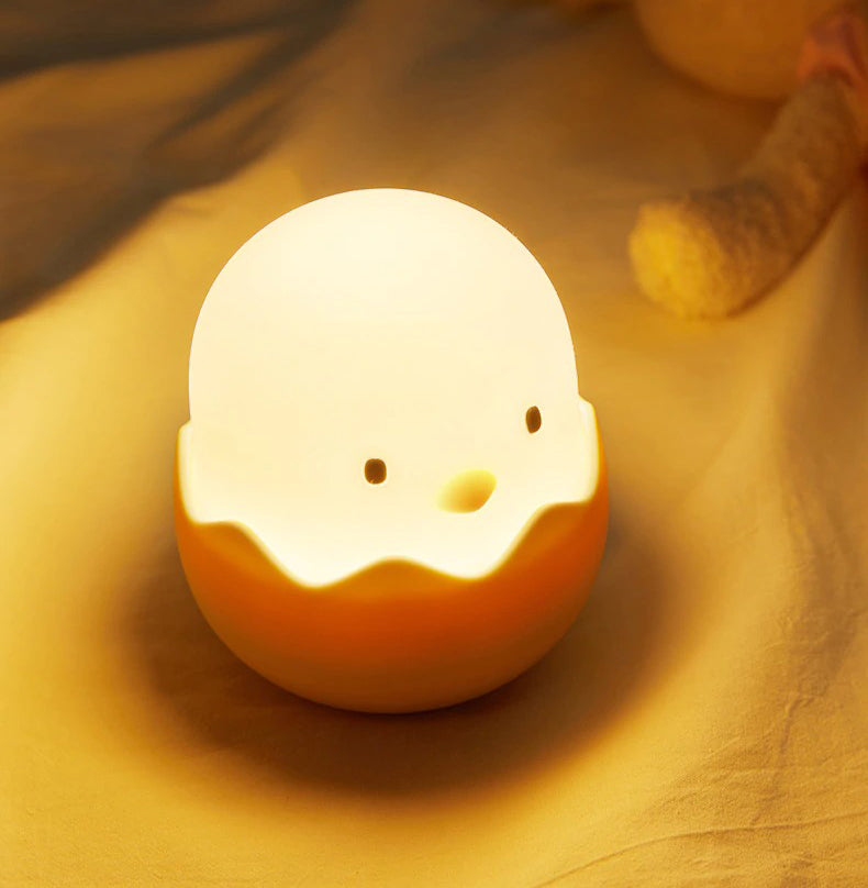 Luminária Infantil Ovo de Silicone - Para Quarto do Bebê