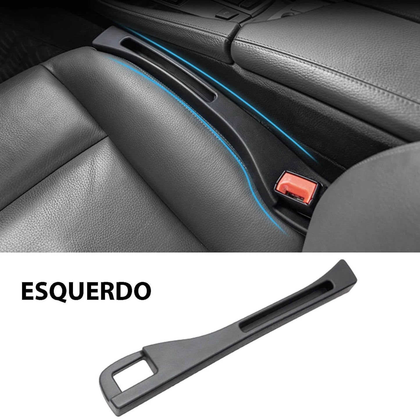 Porta Celular Automotivo Preenche Espaço Entre Lateral de Assento e Console Central do Carro