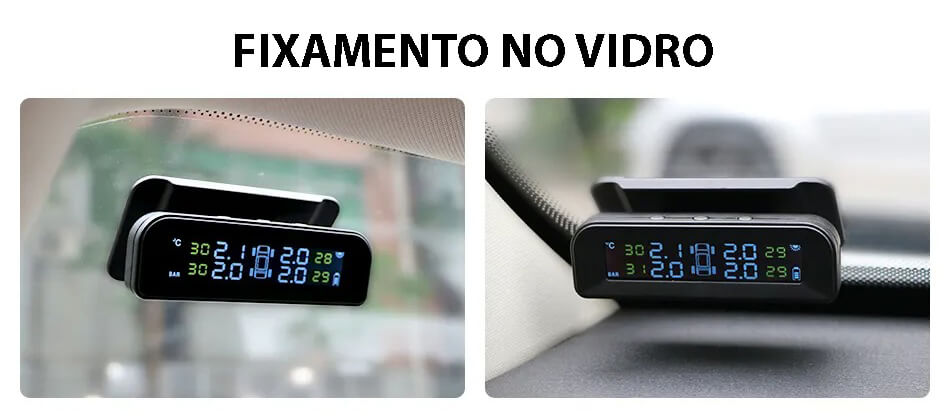 Monitoramento de Pressão Para Pneus do Carro e Temperatura Externa