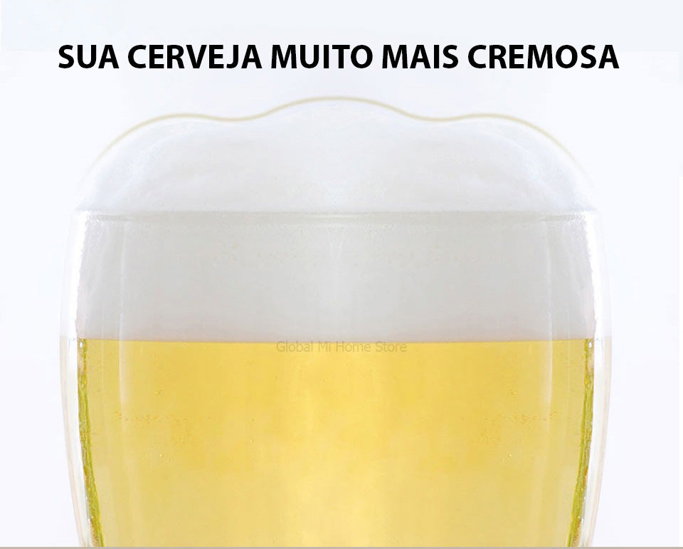 Chopeira Portátil Faz Espuma Cremosa Para Cerveja