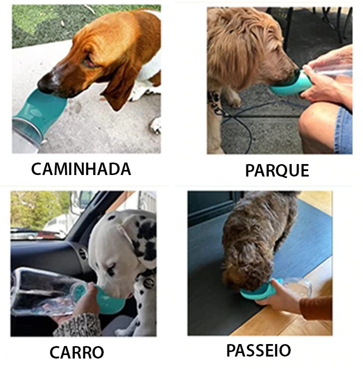 Bebedouro Portátil Para Cães Com Reservatório - GosteiQuero