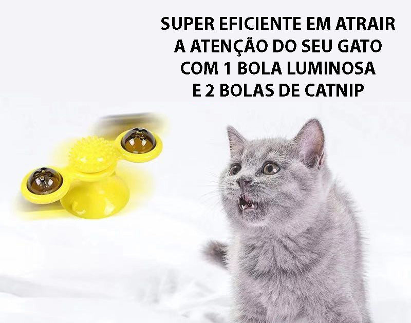 Brinquedo Mordedor Para Gatos Escova de Dente e Catnip - GosteiQuero
