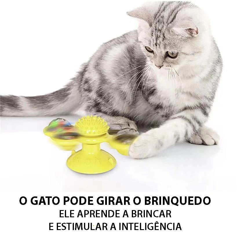 Brinquedo Mordedor Para Gatos Escova de Dente e Catnip - GosteiQuero