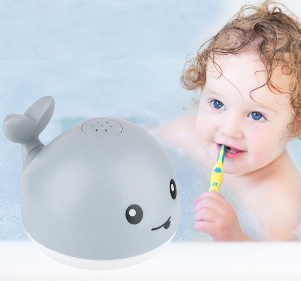 Brinquedo Para Banho do Bebê - Baleia Com Led e Chafariz