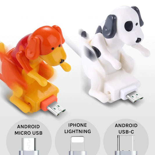 Cabo USB Para iPhone e Android - Cão Tarado