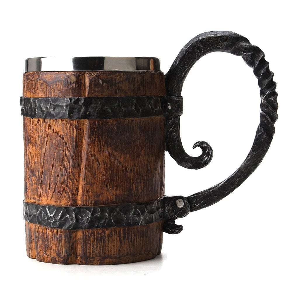 Caneca Viking Medieval Para Cerveja e Café