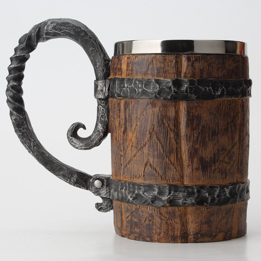 Caneca Viking Medieval Para Cerveja e Café