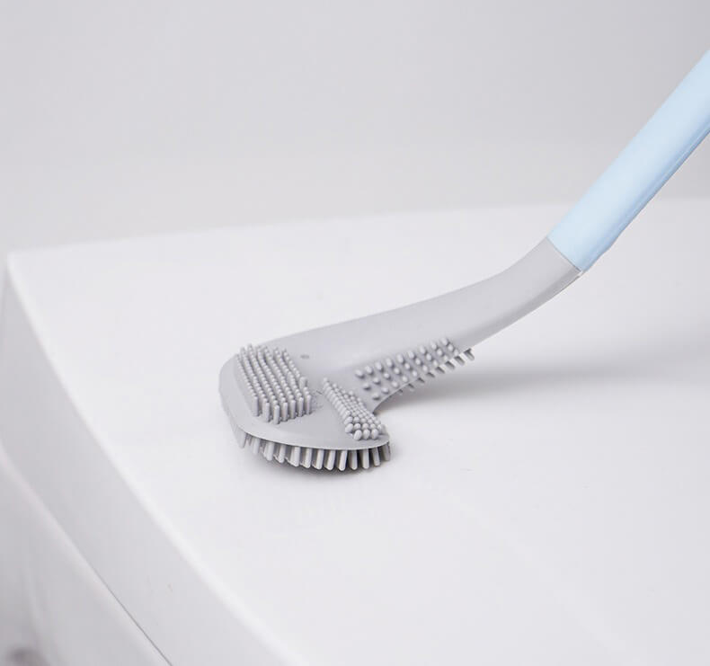 Escova Sanitária de Silicone Para Banheiro - Limpa Vaso Sanitário