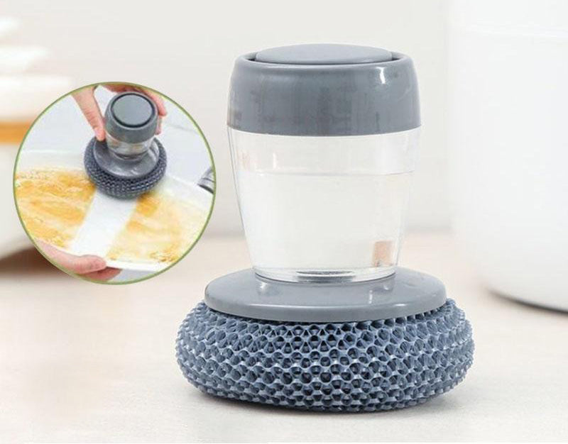 Esponja de Cozinha Com Detergente Para Limpeza Pesada