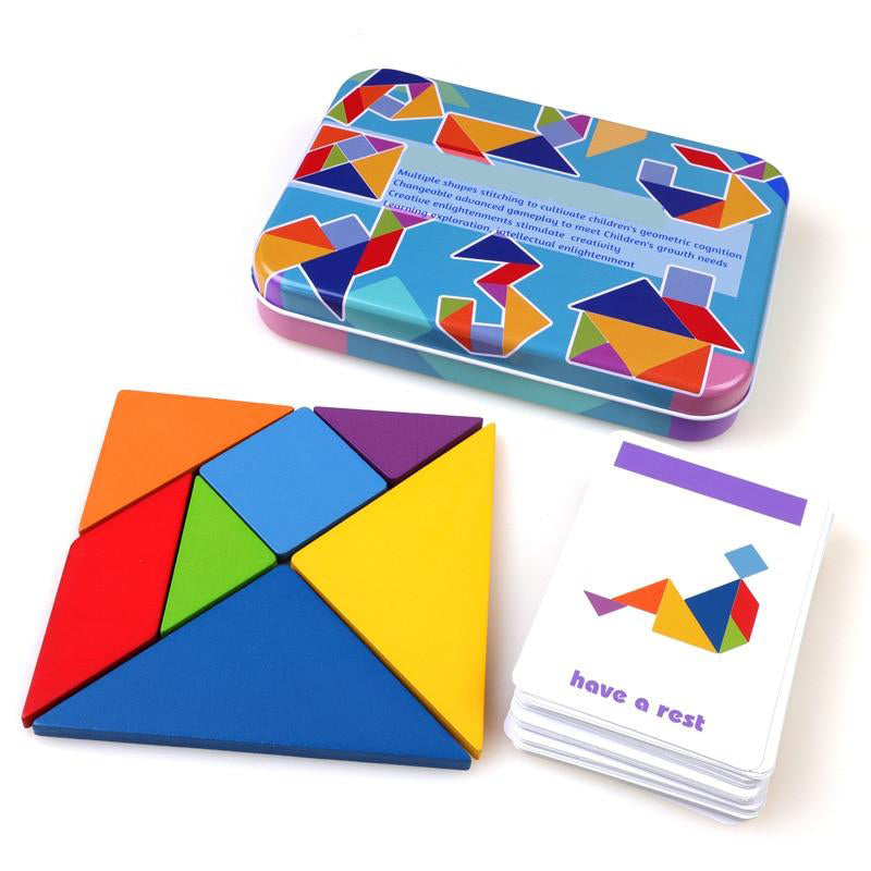 Jogo Educativo Infantil Formas Geométricas + Caixa Para Presente