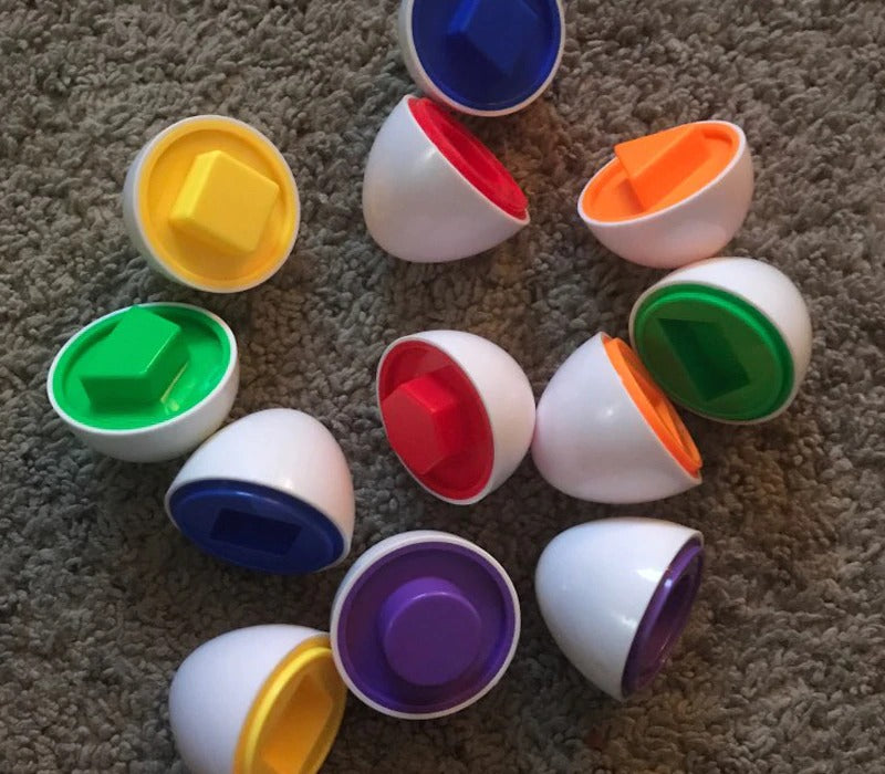 lillybaby  Jogo cartela de ovos - Formas geométricas Para sua Criança