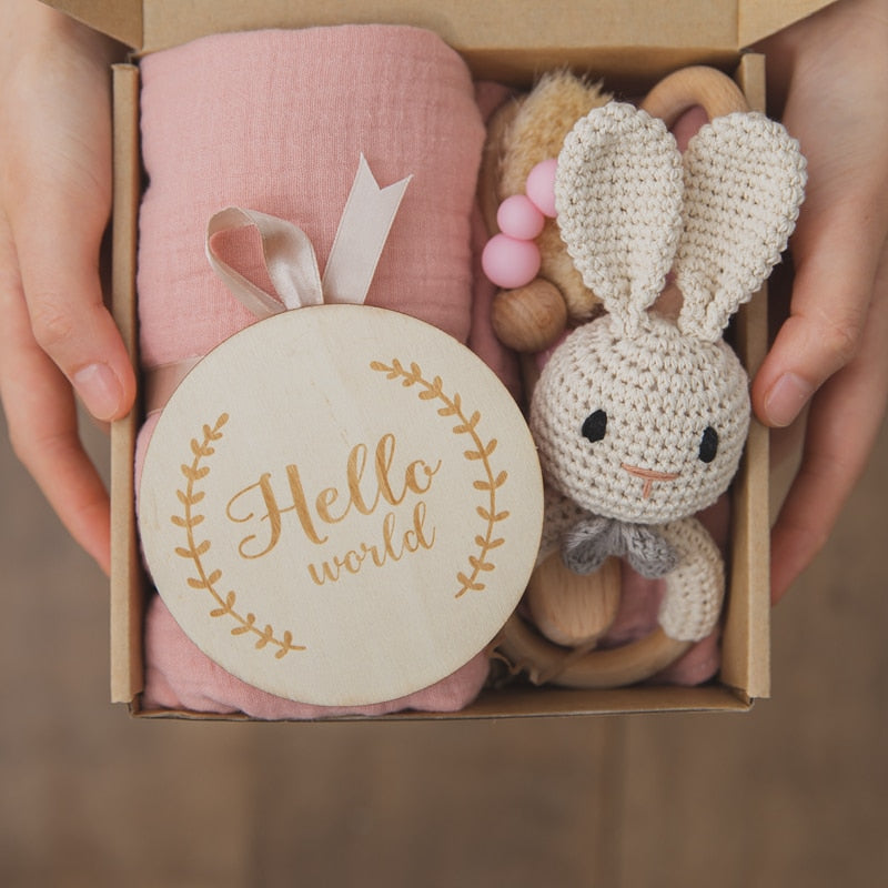 Kit Maternidade Presente Recém Nascido - Animais de Crochê