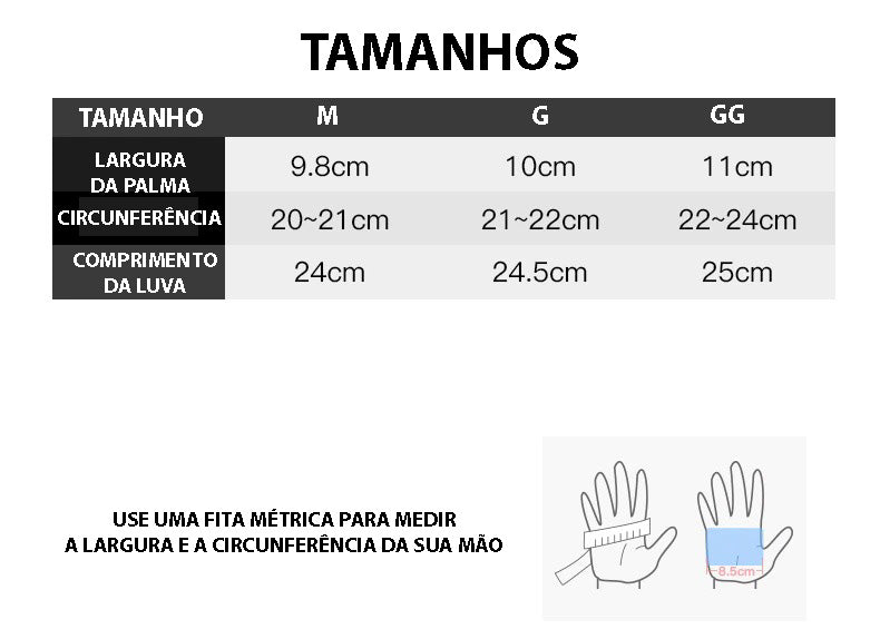 Luva Impermeável Corta Vento Com Touch Screen Para Neve Frio - GosteiQuero