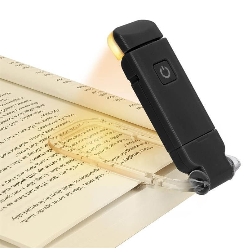 Luz Mini LED Clip USB Para Leitura de Livro