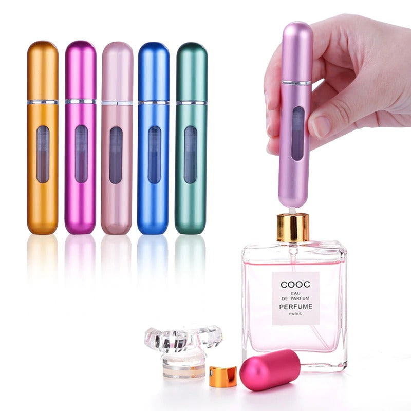 Mini Atomizador Porta Perfume Portátil de Bolso - GosteiQuero