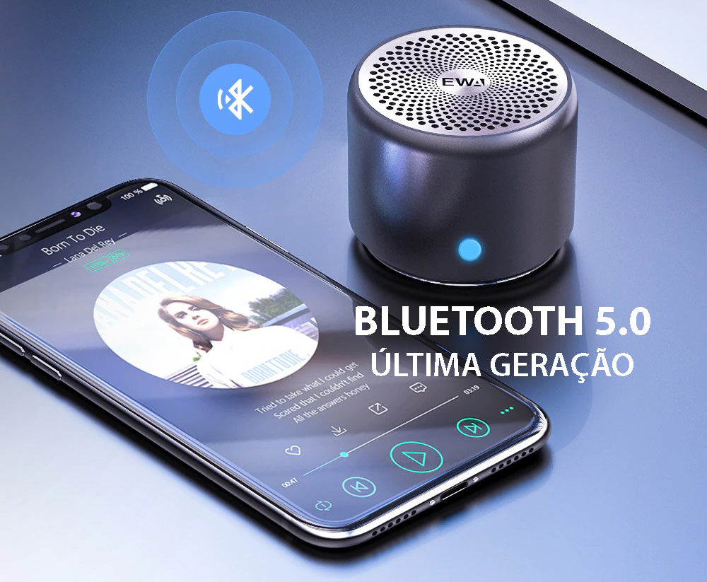 Mini Caixa de Som Bluetooth 3W - GosteiQuero