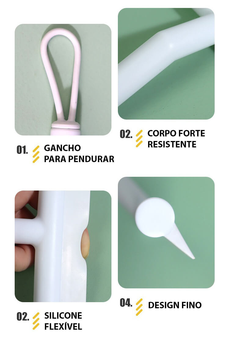 Mini Rodo Para Janela e Box de Banheiro