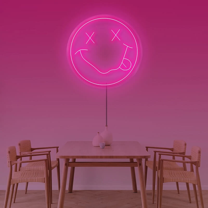 Neon Decorativo USB - Smile 35x35cm