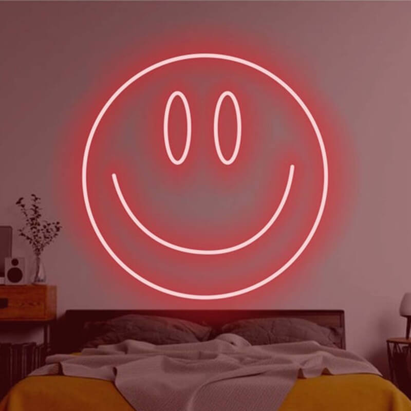 Neon Decorativo USB - Smile 35x35cm