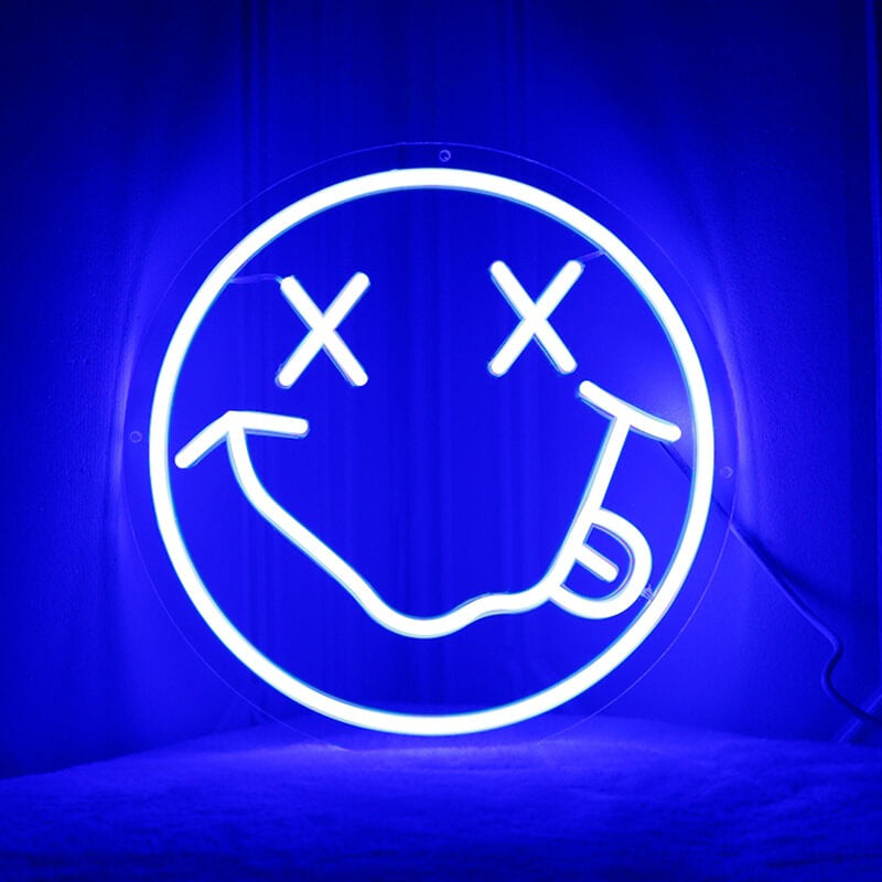 Neon Decorativo USB - Smile 35x35cm