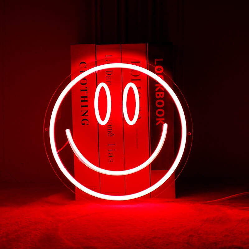 Neon Decorativo USB - Smile 35x35cm