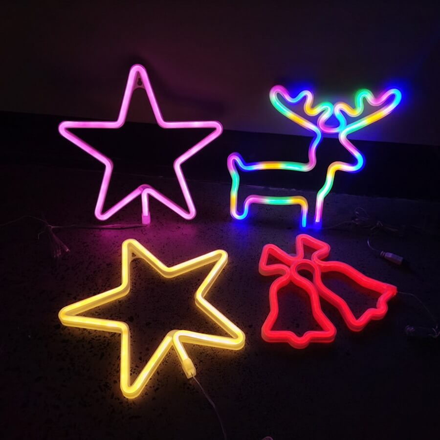 Neon Decorativo USB Grupos A-K - 99 Modelos Diferentes