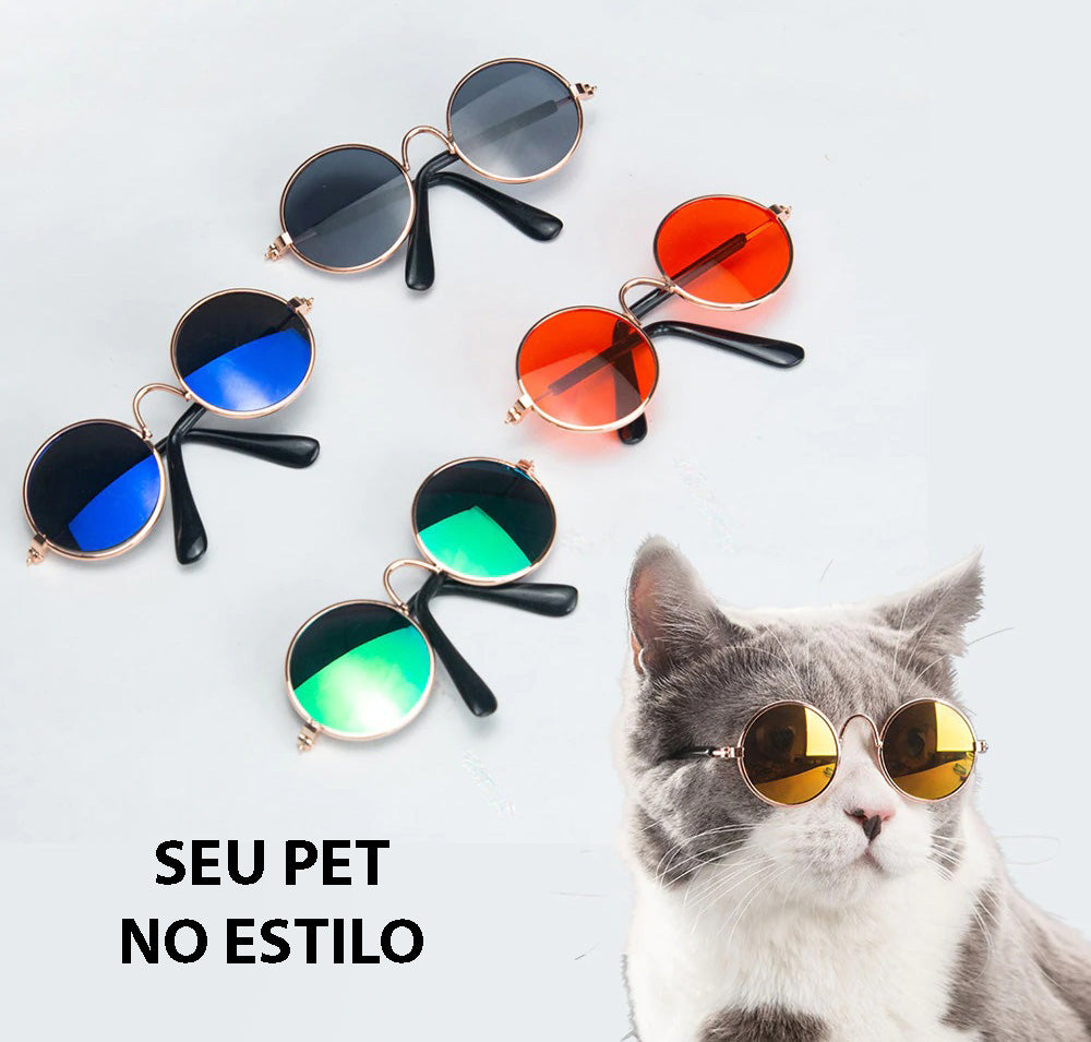 Óculos de Sol Para Cães e Gatos - GosteiQuero