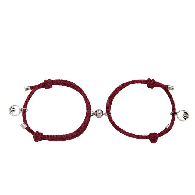 Pulseira Magnética Para Casal - Kit Com 2
