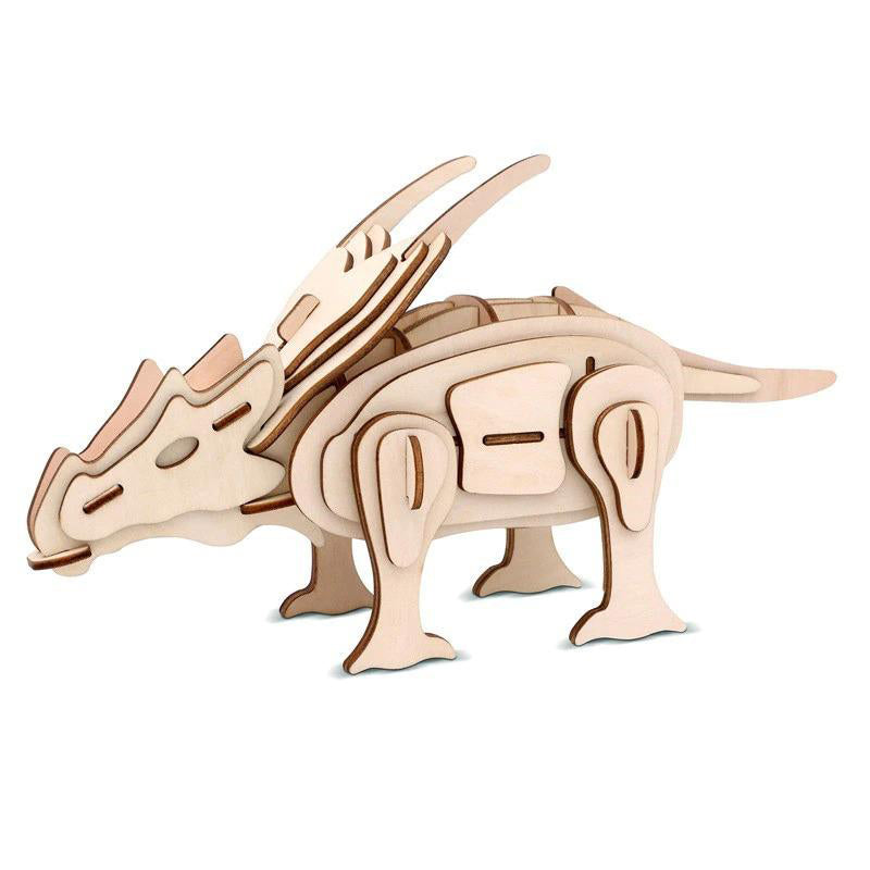 Puzzle 3D de Madeira Para Montar - Dinossauros