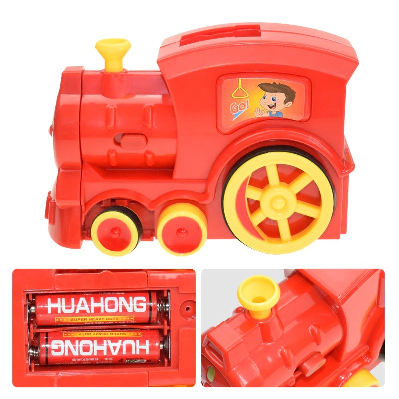 Trem Elétrico Infantil Brinquedo Organizador de Dominó