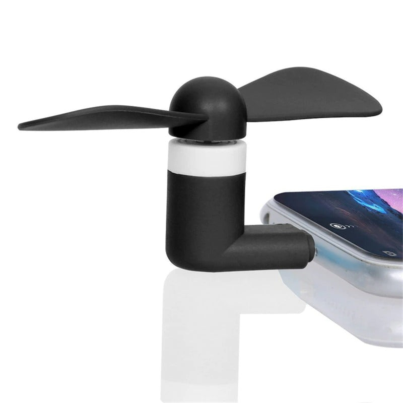 Ventilador Portátil Para iPhone 15 e Android USB-C